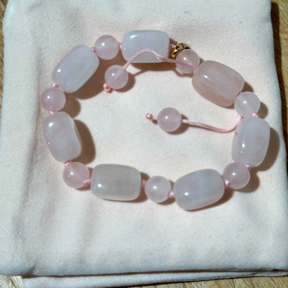 Lola Rose Rose Quartz Beaded Bracelet - Picture 2 of 2
